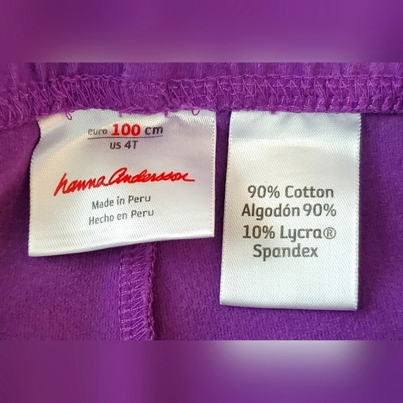 Hanna Andersson Girl's Basic Pull-On Leggings - Picture 4 of 4